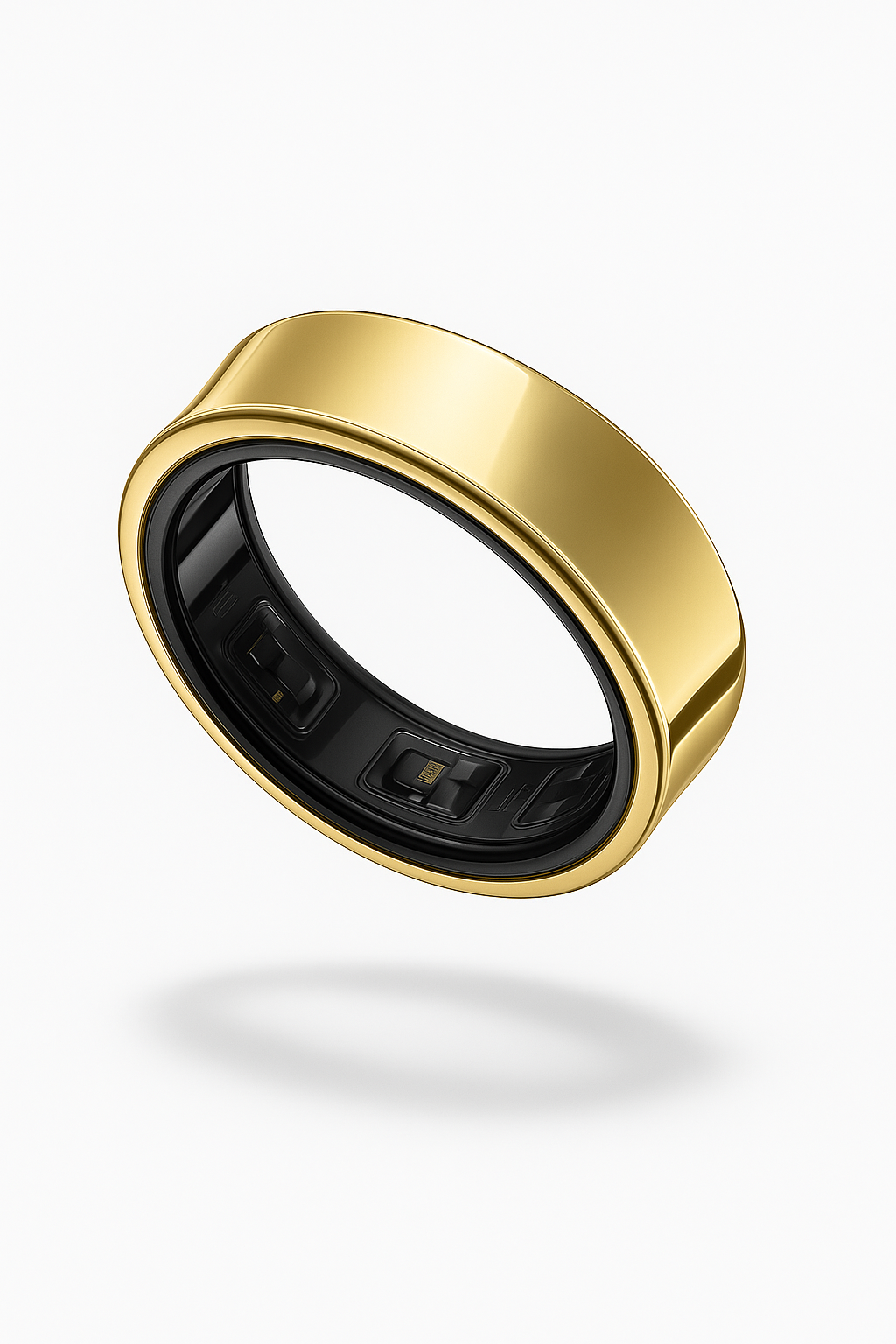 Durable smart gold ring that tracks your sleep, movements, and recovery. Connected on your smartphone with intuitive app. Waterproof.